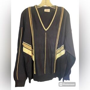 Vtg vintage Gabicci Italian wool blend men’s sweater xl extra large 80 shirt
